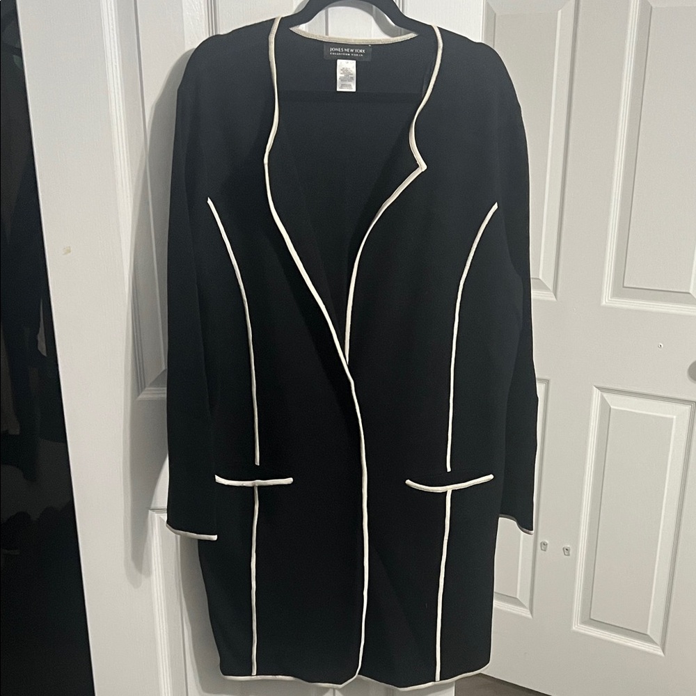 Jones New York Black and White Women's Cardigan